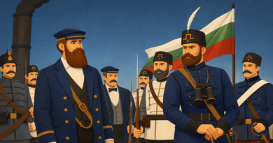 revolutionaries in period uniform