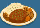 Bulgarian veal with mushrooms