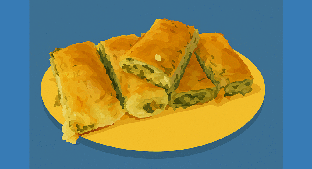 banitsa with spinach