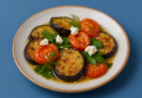 bg baked eggplant with tomatoes