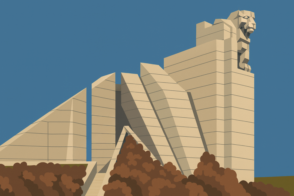 monument 1300 years of Bulgaria in Shumen