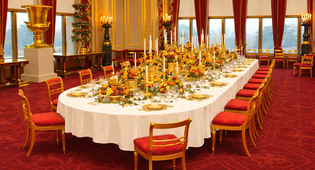 royal family's Christmas menu